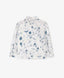 Bluză cu mânecă lungă din poplin cu motiv floral, albă, Gulliver