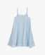 Rochie-sărafan pentru copii, albastră, din viscoză subțire și semi-transparentă, Gulliver.