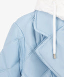 Palton căptușit pentru copii cu guler detașabil, albastru, Gulliver