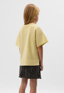 Жълта тениска силует овърсайз от Gulliver