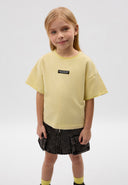 Жълта тениска силует овърсайз от Gulliver