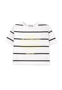 Бяла тениска на райета от Gulliver