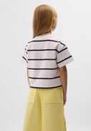 Бяла тениска на райета от Gulliver