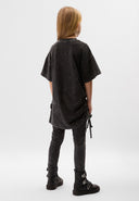 Сив трикотажен клин с автентичен ефект „измиване“ от Gulliver