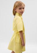 Жълта рокля с къс ръкав от Gulliver