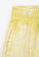 Жълти шорти от трикотаж с колан на ластик от Gulliver