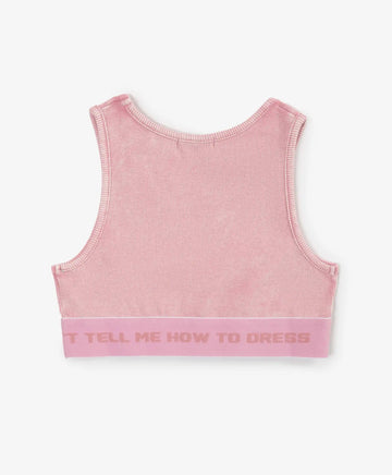 Top pentru copii din tricot ribbed roz Gulliver