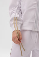 Бял свободен суитшърт с цип от Gulliver