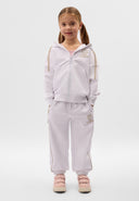 Бял свободен суитшърт с цип от Gulliver