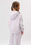 Бял свободен суитшърт с цип от Gulliver