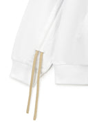 Бял свободен суитшърт с цип от Gulliver