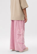 Розов панталон палацо с колан на ластик от Gulliver