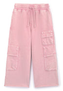 Розов панталон палацо с колан на ластик от Gulliver