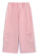 Розов панталон палацо с колан на ластик от Gulliver