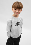 Сива блуза с дълъг ръкав от Gulliver