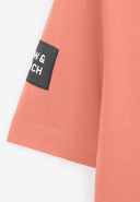 Теракотена тениска с права свободна форма от Gulliver