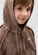 Суитшърт с качулка и предно закопчаване от Gulliver