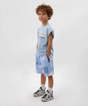 Tricou pentru băiat, cu imprimeu, albastru, Gulliver