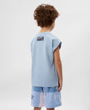 Tricou pentru băiat, cu imprimeu, albastru, Gulliver