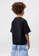 Синя тениска с 3D бродерия от Gulliver