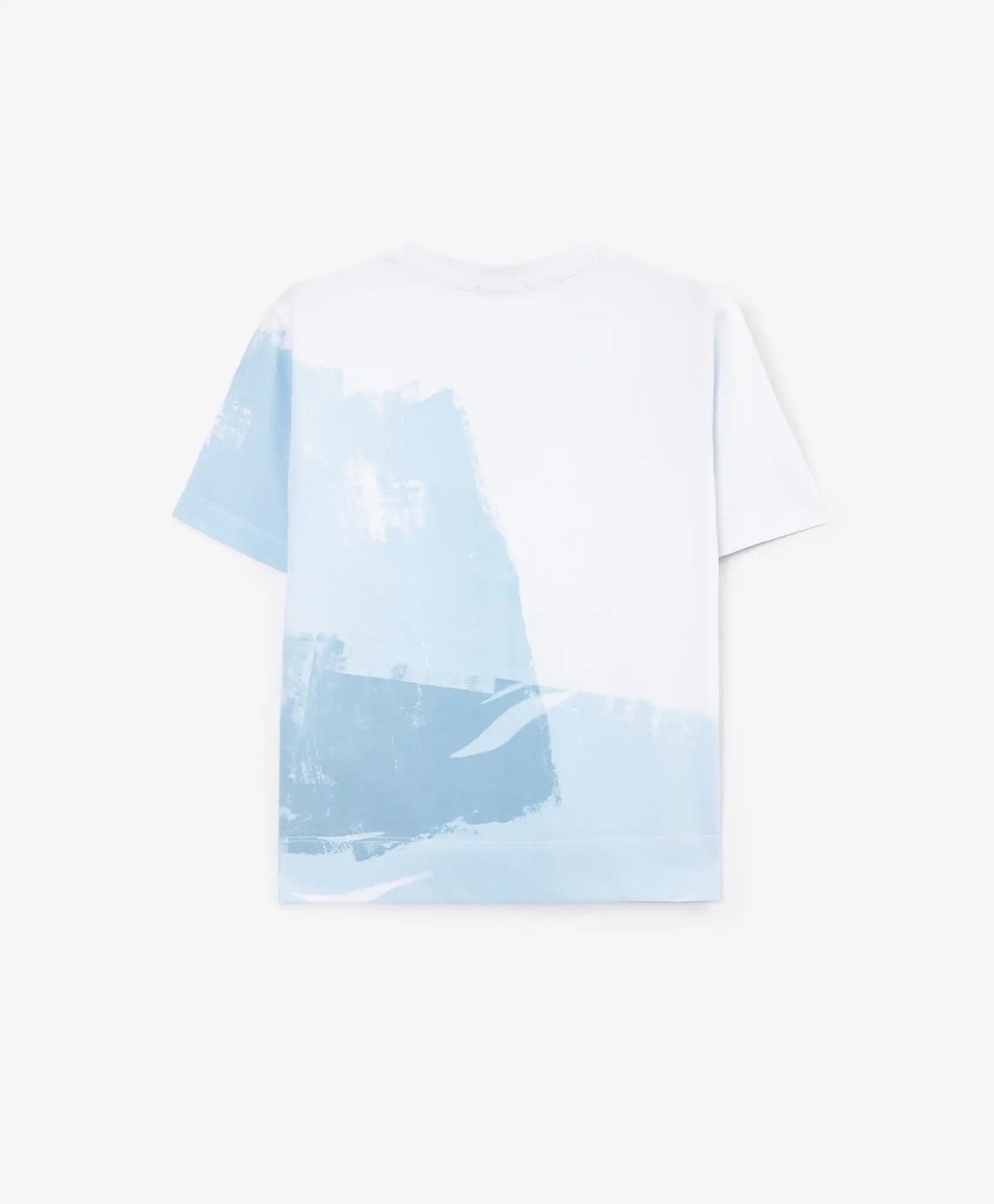 Tricou cu mânecă scurtă pentru băiat, alb, cu imprimeu, Gulliver