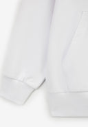 Бяло худи, изработено от памучен футер от Gulliver
