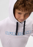 Бяло худи, изработено от памучен футер от Gulliver