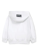 Бяло худи, изработено от памучен футер от Gulliver