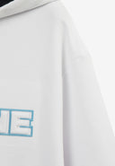 Бяло худи, изработено от памучен футер от Gulliver