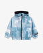 Jachetă cu glugă pentru băiat, cu imprimeu albastru, Gulliver