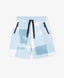 Pantaloni scurți pentru băiat, din tricot, cu imprimeu, albaștri, Gulliver