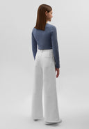 Скъсена синя блуза с дълъг ръкав от Gulliver