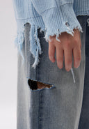 Дънки силует палацо в стил гръндж от Gulliver