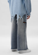 Дънки силует палацо в стил гръндж от Gulliver