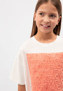 Тениска силует овърсайз с паднала линия на раменете от Gulliver