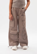 Текстилен панталон с карго джобове от Gulliver