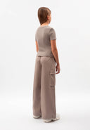 Текстилен панталон с карго джобове от Gulliver