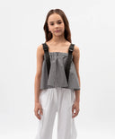 Детски трапецовиден топ за МОМИЧЕ основен изглед