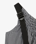 Sărafan textil pentru copii, cu croi asimetric și un umăr descoperit, combinat, Gulliver.