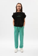 Втален скъсен панталон с колан на ластик от Gulliver