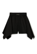 Черни свободни шорти с колан на ластик от Gulliver