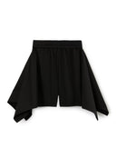 Черни свободни шорти с колан на ластик от Gulliver