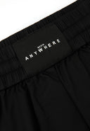 Черни свободни шорти с колан на ластик от Gulliver