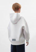 Бяло худи силует овърсайз от Gulliver