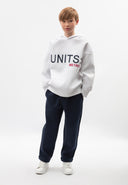 Бяло худи силует овърсайз от Gulliver