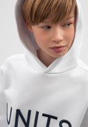 Бяло худи силует овърсайз от Gulliver