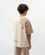 Tricou oversize pentru băiat, culoare lăptoasă, cu imprimeu, Gulliver