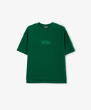 Tricou oversize pentru băiat, verde, cu imprimeu pe spate, Gulliver