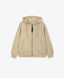 Hanorac deschis cu glugă pentru băieți din material de bumbac bej Gulliver