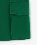 Pantaloni scurți pentru băiat, din tricot, cu buzunare cargo, verzi, Gulliver